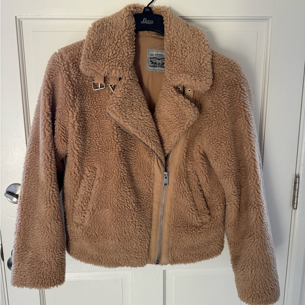 Levi’s Melissa Wubby Moto fleece jacket